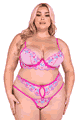 大きいサイズのブラ、パンティー Roma Costume LRBLI696Q