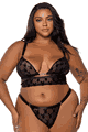 大きいサイズのブラ、パンティー Roma Costume LRBPBLI162Q